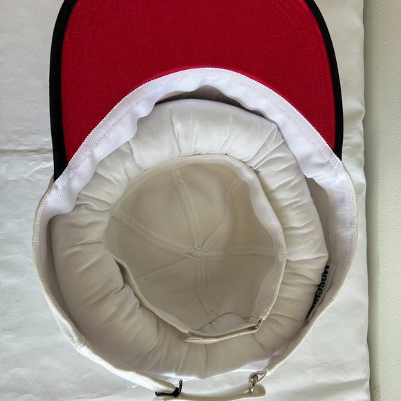 AW20 MOSCHINO Couture Jeremy Scott OVERSIZEDGIGANTIC MACRO SNAPBACK LOGO HAT NYC main image 13